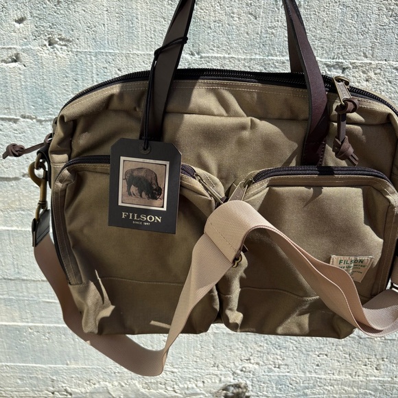 Filson Dryden Briefcase Ducks Unlimited